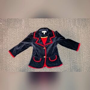 Vintage Juicy Couture girls velvet blazer